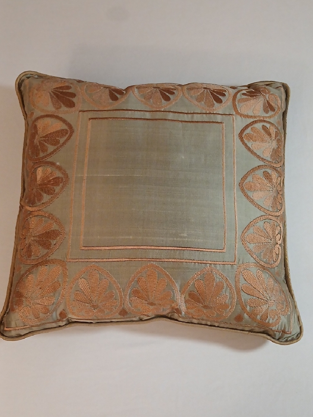 Vintage Silk Accent Pillow